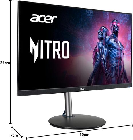 Acer Nitro XFA243Y Sbiipr 23.8" Full HD (1920 x 1080) VA Gaming Monitor | AMD FreeSync Premium Technology | 165Hz Refresh Rate | 1ms VRB | HDR 10 | 1 Display Port 1.2 & 2 HDMI 2.0 Ports,Black in Saudi Arabia