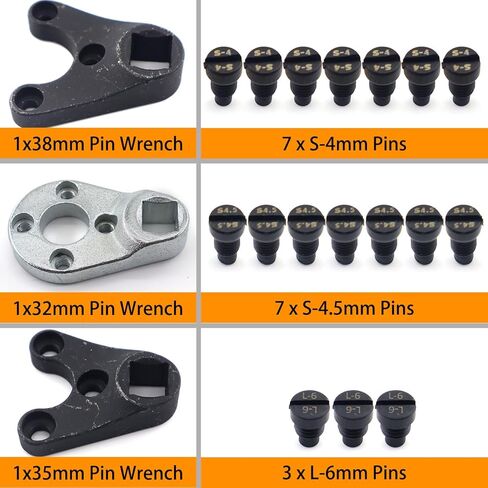Outboard Trim Tilt Pin Wrench Tools Set for Yamaha Suzuki Johnson Evinrude MT0004 MT0006 MT0009 in Kuwait