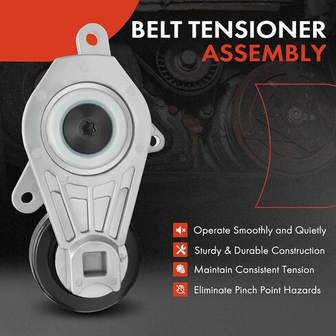 A-Premium Belt Tensioner Assembly with Pulley Compatible with Mazda 6 2003-2008 3.0L, Replace# 3M4E6B209CC, AJ5715980 in Saudi Arabia