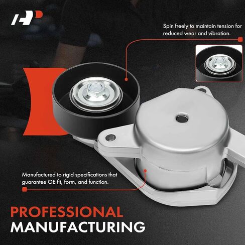 A-Premium Belt Tensioner Assembly with Pulley Compatible with Mazda 6 2003-2008 3.0L, Replace# 3M4E6B209CC, AJ5715980 in Saudi Arabia