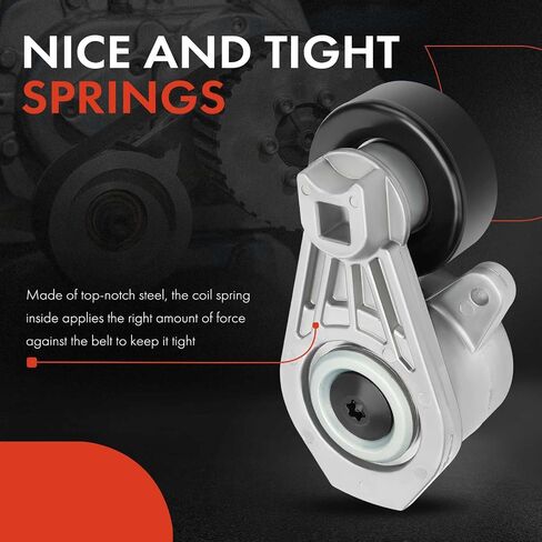 A-Premium Belt Tensioner Assembly with Pulley Compatible with Mazda 6 2003-2008 3.0L, Replace# 3M4E6B209CC, AJ5715980 in Saudi Arabia