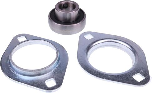 5/8" Pressed Steel Two Bolt Flange Bearing SBSFL202-10 SBPFL202-10 in Saudi Arabia