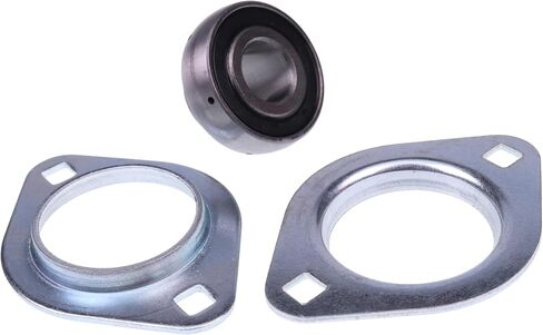 5/8" Pressed Steel Two Bolt Flange Bearing SBSFL202-10 SBPFL202-10 in Saudi Arabia
