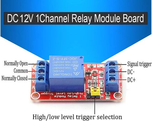 12v Relay Module，8Pack 1 Channel Relay Module 12v Relay Board with Optocoupler Support High/Low Level Trigger for Arduino Relay in Saudi Arabia