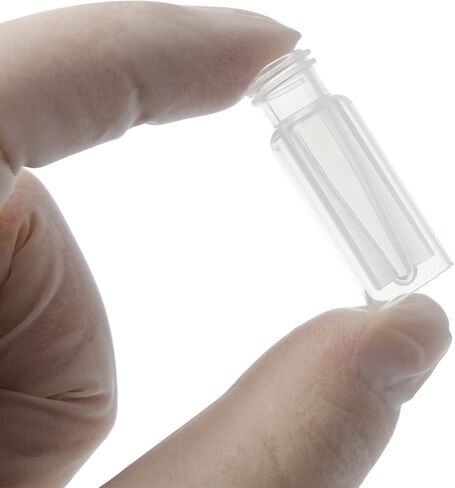 قارورة صغيرة من مادة البولي بروبيلين 0.3 مل، شفافة، 9-425 خيط لولبي، 12 × 32 مم، عبوة من 100 قطعة in Kuwait