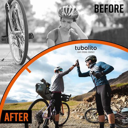 Tubolito CX/Gravel 700C x 32-50 مم، 42 مم / 60 مم صمام بريستا | خفيفة وقوية وصغيرة الحجم | توافق الحافة والفرامل القرصية in Kuwait