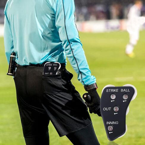 عجلة البيسبول ذات 4 عجلات لمؤشر الحكم: عداد الحكم وصافرة الأدوار وكرات الأدوار وأداة النقر للكرة اللينة in Kuwait