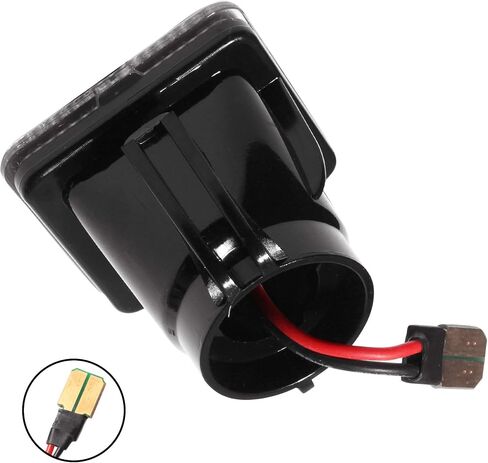 2 Pcs Error Free Xenon White LED License Plate Light Compatible with 2016-2019 Toyota Tacoma, 2014-2019 Toyota Tundra Rear License Tag Lights Lamp 81270-0C040, 812700C040 in Saudi Arabia