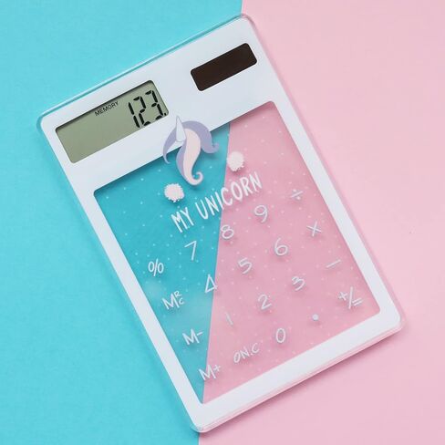 حاسبة الجيب، آلات حاسبة صغيرة لطيفة باللون الوردي، شاشة عرض 8 أرقام، هدايا حاسبة أساسية تعمل بالطاقة الشمسية Kawaii للفتيات وأصدقاء المدرسة والطلاب والأطفال in Kuwait