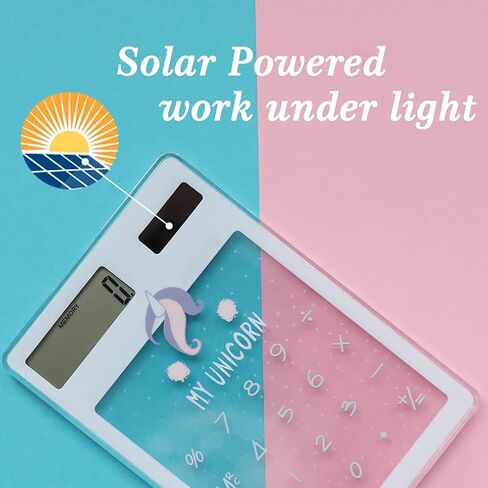 حاسبة الجيب، آلات حاسبة صغيرة لطيفة باللون الوردي، شاشة عرض 8 أرقام، هدايا حاسبة أساسية تعمل بالطاقة الشمسية Kawaii للفتيات وأصدقاء المدرسة والطلاب والأطفال in Kuwait