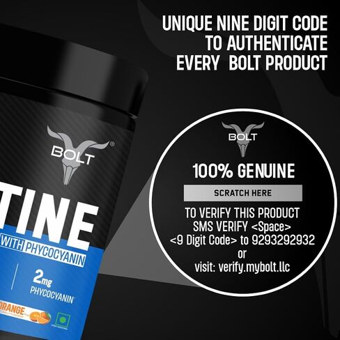 German Made Creapure® Creatine Monohydrate | Pre & Post Workout |Supports Muscle Recovery, Endurance & Improved Athletic Performance, 210gm,30 Servings | Orange Tangy in Saudi Arabia