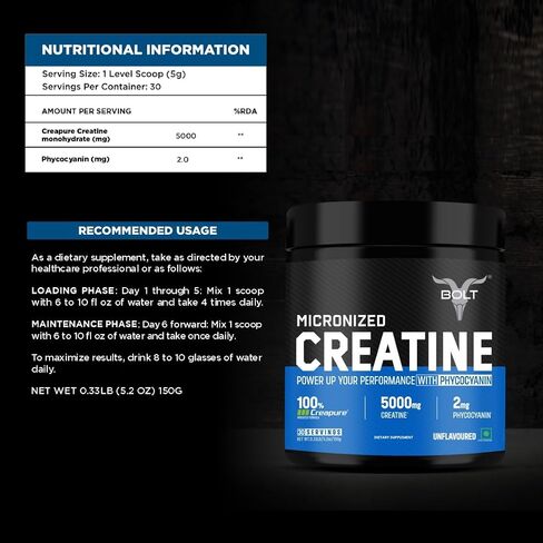 German Made Creapure® Creatine Monohydrate | Pre & Post Workout |Supports Muscle Recovery, Endurance & Improved Athletic Performance, 210gm,30 Servings | Orange Tangy in Saudi Arabia
