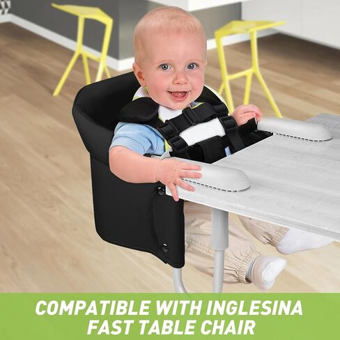 حزام كتف للحماية من السقوط لكرسي الطاولة السريع Inglesina - ملحق آمن لكرسي الطاولة السريع Inglesina، سهل الاستخدام ومحمول in Kuwait