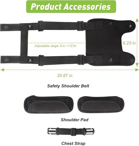 حزام كتف للحماية من السقوط لكرسي الطاولة السريع Inglesina - ملحق آمن لكرسي الطاولة السريع Inglesina، سهل الاستخدام ومحمول in Kuwait