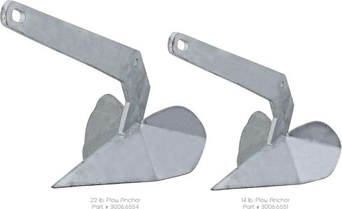 Extreme Max 3006.6554 BoatTector Galvanized Delta Anchor - 22 lbs. in Saudi Arabia