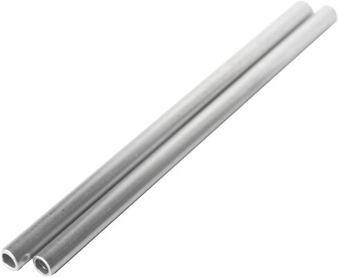 MetalSpacersOnline 6061 Round Aluminum Tube 3/8" OD x 1/4" ID 8" Long Seamless Straight Pipe Tubing for DIY (2 pack) in Kuwait