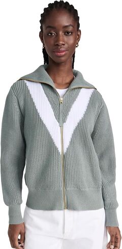 Varley Women's Ada Zip Through Knit Sweater in Saudi Arabia