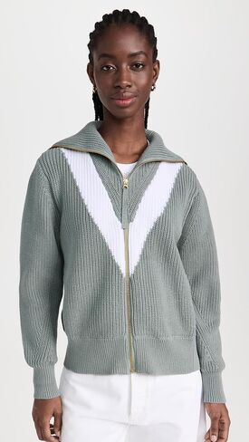 Varley Women's Ada Zip Through Knit Sweater in Saudi Arabia