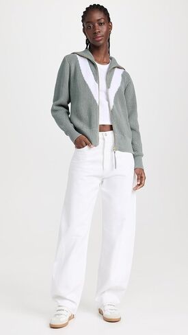 Varley Women's Ada Zip Through Knit Sweater in Saudi Arabia