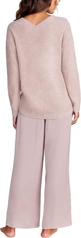 Barefoot Dreams CozyChic Lite V-Neck Seamed Pullover, Women’s Pullover, Great for Gym, Super Soft Sweater in Saudi Arabia