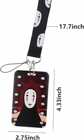 سلسلة مفاتيح Anime Soot Sprite، حبل مفاتيح لشارات الهوية لحامل بطاقات الهوية، حافظة الهاتف الخلوي (ملونة) in Kuwait
