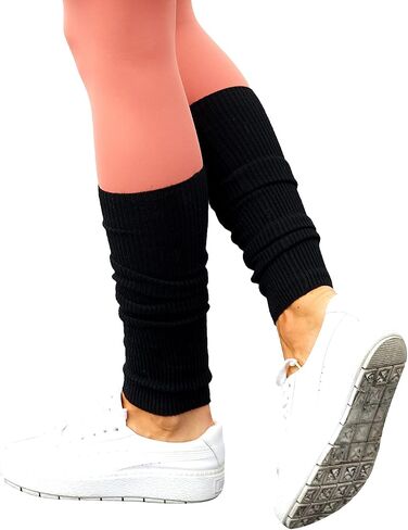 Leg Warmers 80s for Women Girls, Knit Long Legwarmer Yoga Socks for Party Accessories Dance Sports Christmas… in Saudi Arabia