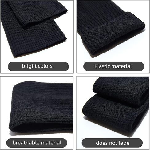 Leg Warmers 80s for Women Girls, Knit Long Legwarmer Yoga Socks for Party Accessories Dance Sports Christmas… in Saudi Arabia
