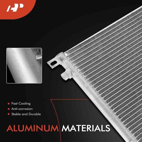 A-Premium Air Conditioning A/C Condenser Compatible with Saturn SC1 SC2, SL SL1 SL2, SW1 SW2, L4 1.9L, Replace# 4586, 52473615 in Kuwait