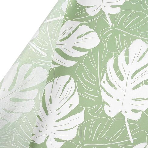 100 Sheets Tropical Palm Leaves Tissue Paper for Gift Wrapping Tropical Gift Tissue Paper Sage Green Tissue Paper for Gift Bags for Birthday, Baby Shower, Summer Holiday DIY Crafts, 14 x 20Inch in Saudi Arabia