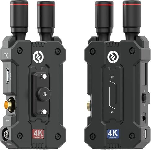 نظام نقل الفيديو اللاسلكي Hollyland Mars 4K وجهاز الاستقبال HDMI SDI مع 4Kp30/1080p60,450FT Los Range 66ms لمصور الفيديو/المصور الفوتوغرافي/مخرج الأفلام/المصور السينمائي in Kuwait