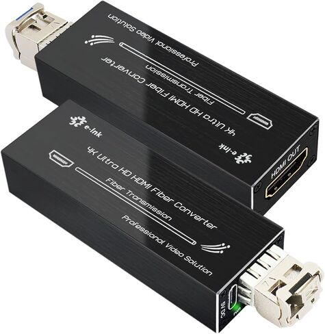 Mini 𝟒𝐊 𝐇𝐃𝐌𝐈 𝐅𝐢𝐛𝐞𝐫 𝐄𝐱𝐭𝐞𝐧𝐝𝐞𝐫 Ultra HD Video Optical Transceiver 𝟒𝐊𝐱𝟐𝐊@𝟑𝟎𝐇𝐳 Uncompressed Max 𝟐𝟎𝐤𝐦 Over 𝐒𝐢𝐧𝐠𝐥𝐞 𝐌𝐨𝐝𝐞 Single Fiber 𝐃𝐂 𝟓𝐕 Fiber Converter in Saudi Arabia