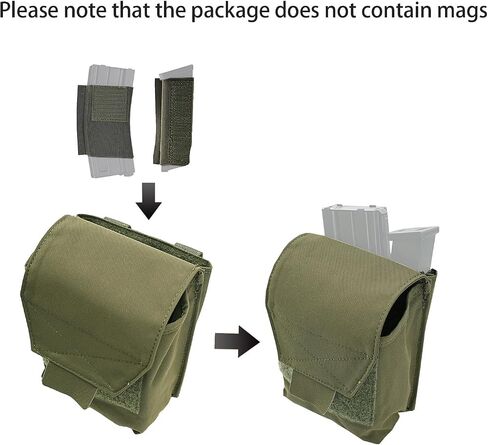 Molle Admin Pouch with Elastic Mag Insert,SABADO Multifunctional GP Pouch Utility Tools Storage,EDC Bag Fit Tactical Vest and Belt in Saudi Arabia