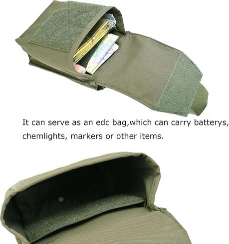 Molle Admin Pouch with Elastic Mag Insert,SABADO Multifunctional GP Pouch Utility Tools Storage,EDC Bag Fit Tactical Vest and Belt in Saudi Arabia
