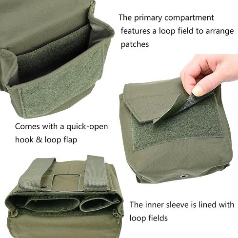 Molle Admin Pouch with Elastic Mag Insert,SABADO Multifunctional GP Pouch Utility Tools Storage,EDC Bag Fit Tactical Vest and Belt in Saudi Arabia