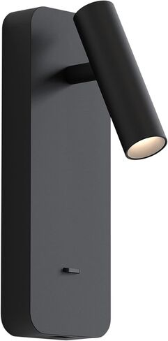 ضوء القراءة الداخلي Astro Enna Surface USB (أسود مطفي) - مصنف للجفاف - مصباح LED عالي الطاقة، مصمم في بريطانيا - ضمان 1058162-3 سنوات in Kuwait