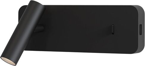 ضوء القراءة الداخلي Astro Enna Surface USB (أسود مطفي) - مصنف للجفاف - مصباح LED عالي الطاقة، مصمم في بريطانيا - ضمان 1058162-3 سنوات in Kuwait