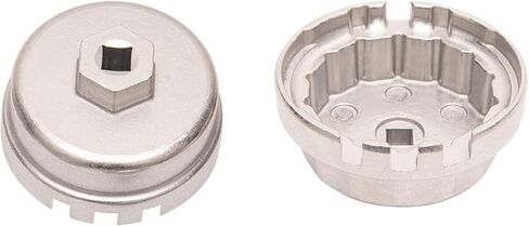 طقم مقابس فلتر زيت 10 قطع، 24 ملم - 38 ملم، ستانلس ستيل، بلاستيك in Kuwait