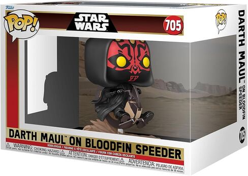 Funko Pop! Rides Deluxe: Star Wars Episode 1 - The Phantom Menace 25th Anniversary, Darth Maul on Bloodfin Speeder in Saudi Arabia