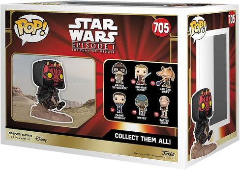 Funko Pop! Rides Deluxe: Star Wars Episode 1 - The Phantom Menace 25th Anniversary, Darth Maul on Bloodfin Speeder in Saudi Arabia