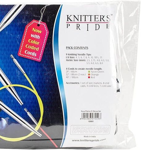 مجموعة إبر نوفا بلاتينا الفاخرة القابلة للتبديل Knitter's Pride KP120601 in Saudi Arabia