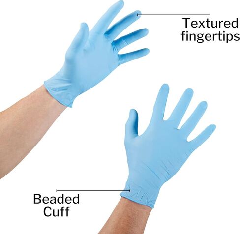 McKesson Confiderm 4.5C Nitrile Exam Gloves, Chemo Tested Medium, 14-656C - Box of 100 in Saudi Arabia