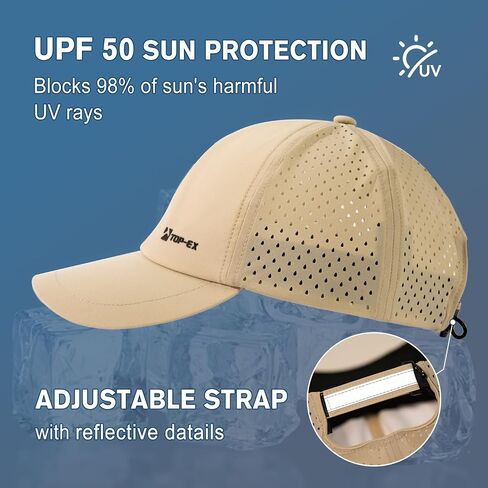 Oversized XL XXL Mens Baseball Caps Breathable Mesh Quick Dry Waterproof Cooling Touch Sweatband Running Big Head in Saudi Arabia