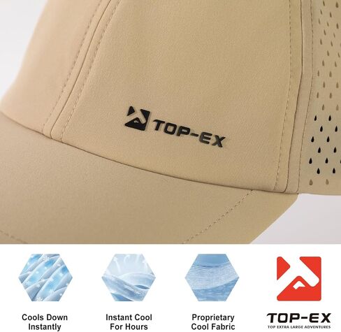 Oversized XL XXL Mens Baseball Caps Breathable Mesh Quick Dry Waterproof Cooling Touch Sweatband Running Big Head in Saudi Arabia