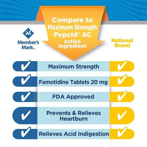 أقراص فاموتيدين من مارك أسيد-بيب، 20 ملغ (100 قيراط، 2 قطعة) in Kuwait