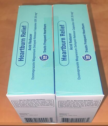 WELMATE - إيزوميبرازول مغنيسيوم 20 ملغ - دواء حرقة المعدة - مخفض الأحماض - تأخير إطلاق تخفيف حرقة المعدة - حماية لمدة 24 ساعة - للرجال والنساء - 84 كبسولة - عبوتان in Kuwait