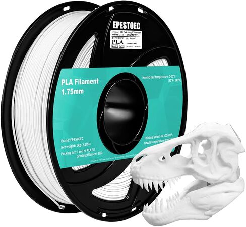 3D Printer Filament, pla Filament bundle1.75mm,PLA 3D Printer Filament Vacuum Packaging 1kg, Dimensional Accuracy +/- 0.03mm, Fit Most FDM 3D Printers (PLA deep Black 1-Pack) in Saudi Arabia