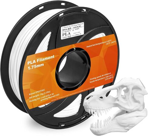 3D Printer Filament, pla Filament bundle1.75mm,PLA 3D Printer Filament Vacuum Packaging 1kg, Dimensional Accuracy +/- 0.03mm, Fit Most FDM 3D Printers (PLA deep Black 1-Pack) in Saudi Arabia