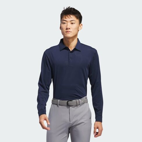 adidas Men's Core Long Sleeve Golf Polo Shirt in Saudi Arabia
