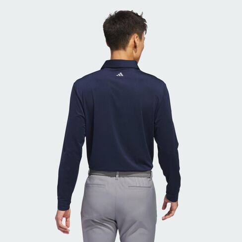adidas Men's Core Long Sleeve Golf Polo Shirt in Saudi Arabia