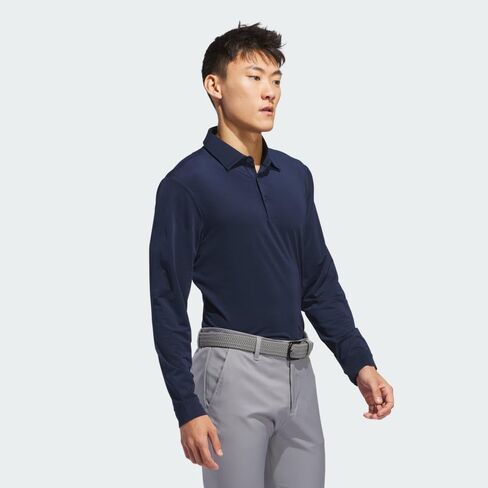 adidas Men's Core Long Sleeve Golf Polo Shirt in Saudi Arabia